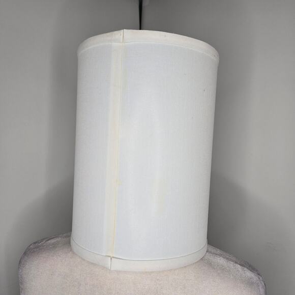 Fenchel shades EUC cylinder drum lamp shade 8 inch diameter 11 inches tall white - Picture 3 of 13